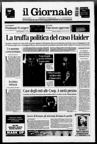 Il giornale : quotidiano del mattino